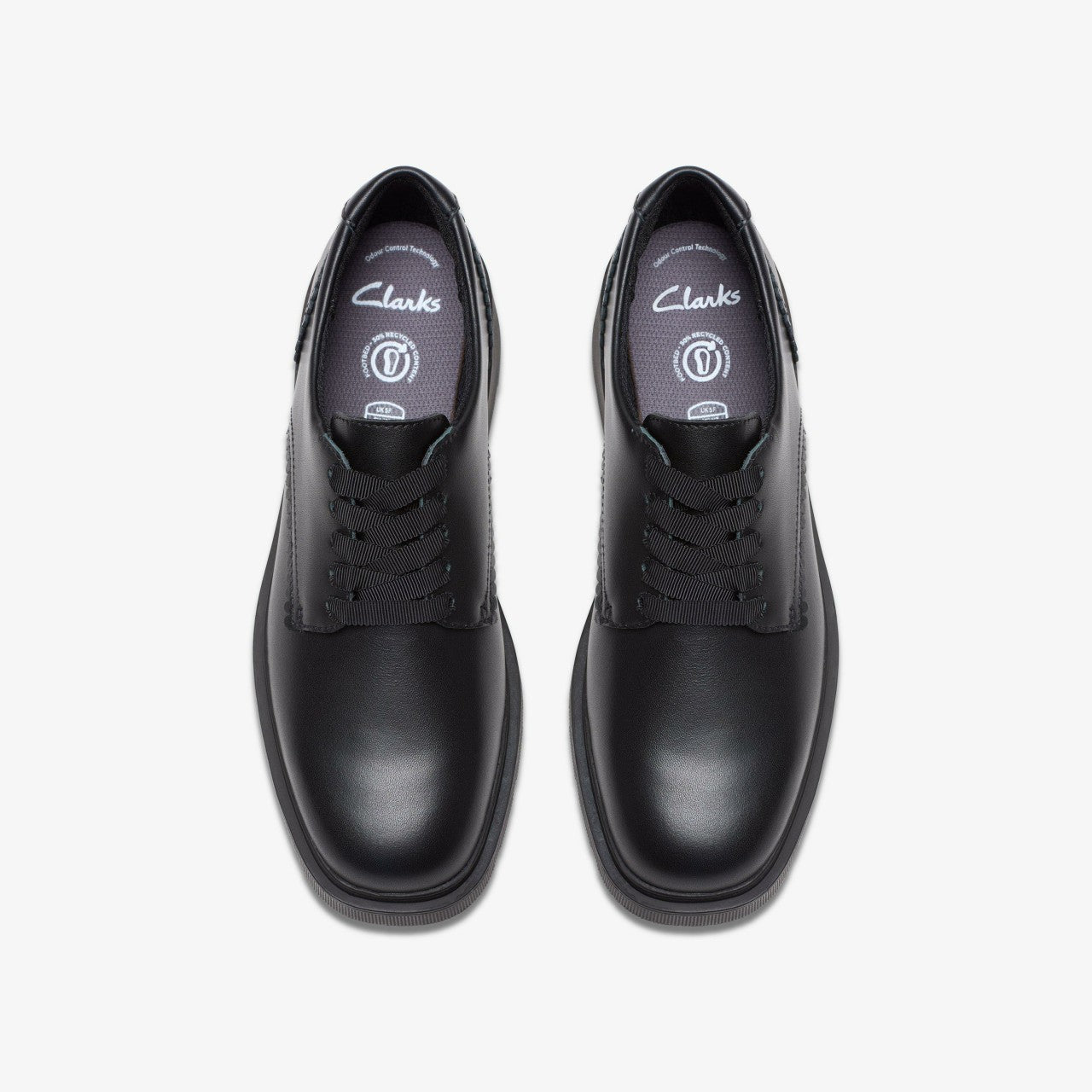 Eris Pure Youth Black Leather | Clarks outlet - Kids