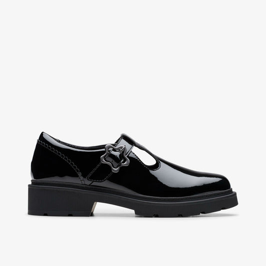 Eris Hope Youth Black Patent | Clarks for sale - Kids