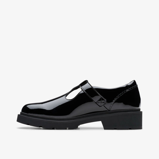 Eris Hope Youth Black Patent | Clarks for sale - Kids