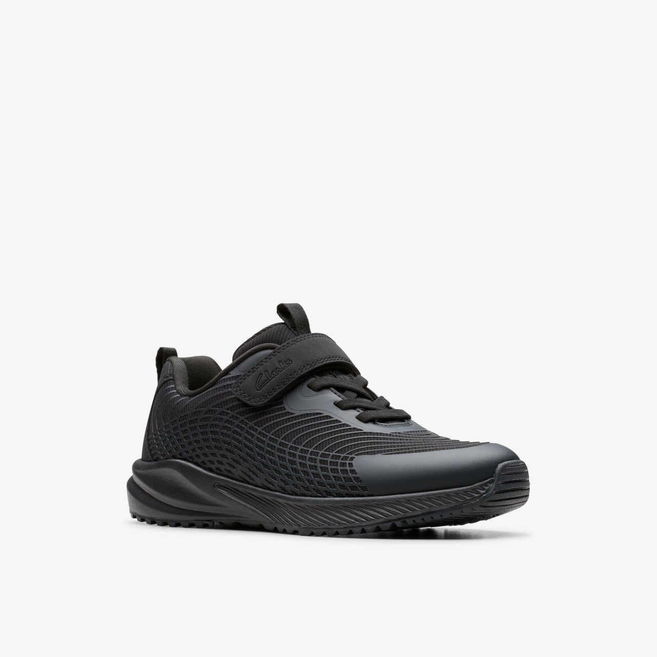 Deyes Dash Kid Black / Black | Clarks outlet - Kids