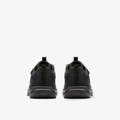 Deyes Dash Kid Black / Black | Clarks outlet - Kids