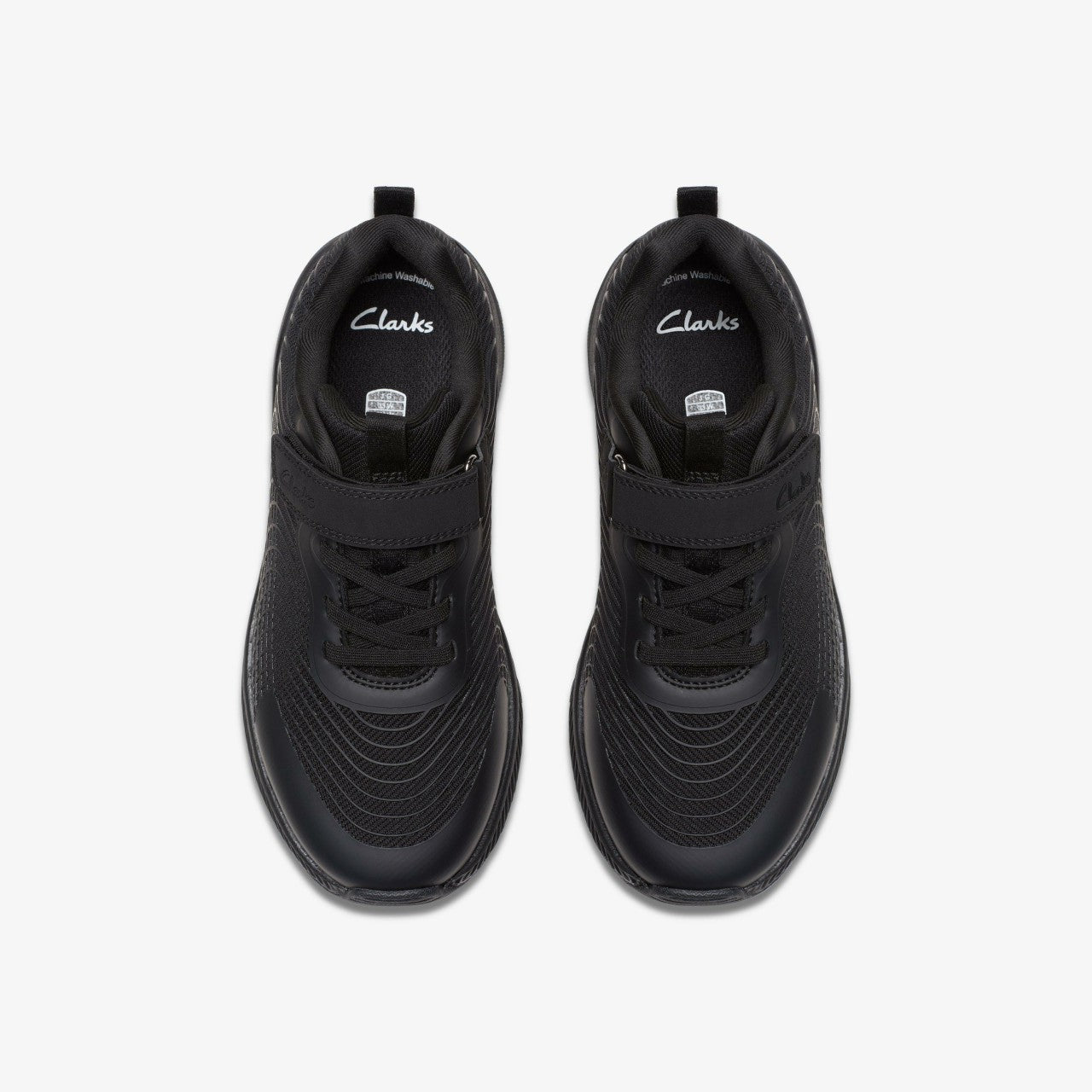 Deyes Dash Kid Black / Black | Clarks outlet - Kids
