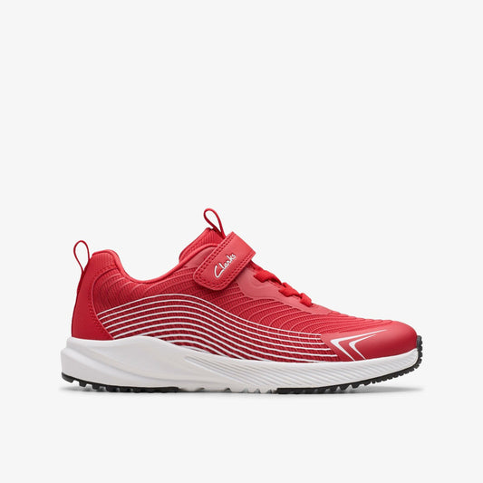 Deyes Dash Kid Red Synthetic | Clarks outlet - Kids