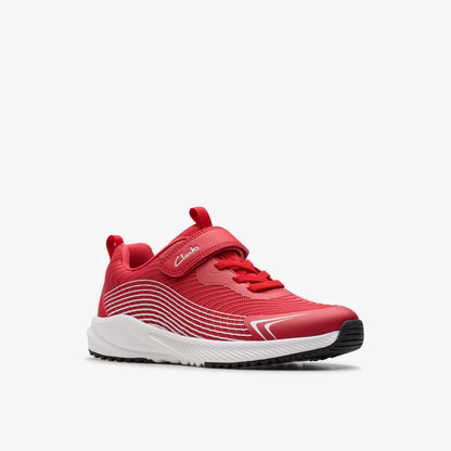 Deyes Dash Kid Red Synthetic | Clarks outlet - Kids