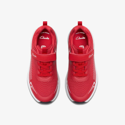 Deyes Dash Kid Red Synthetic | Clarks outlet - Kids