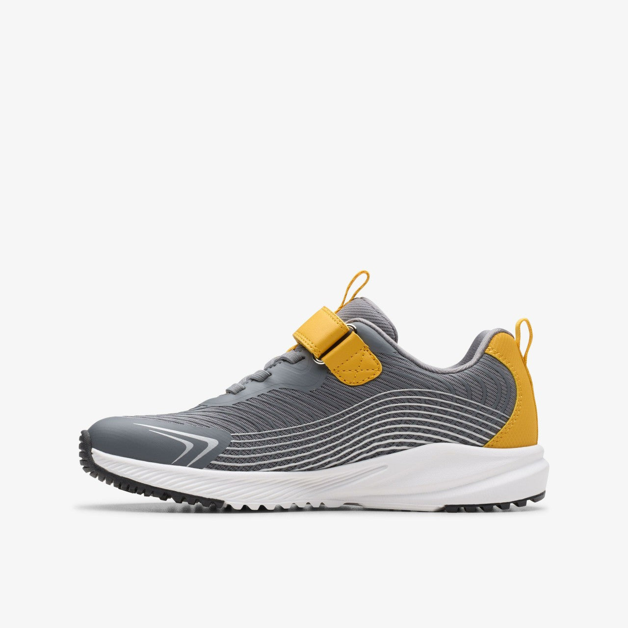 Deyes Dash Kid Grey Synthetic | Clarks Sale - Kids