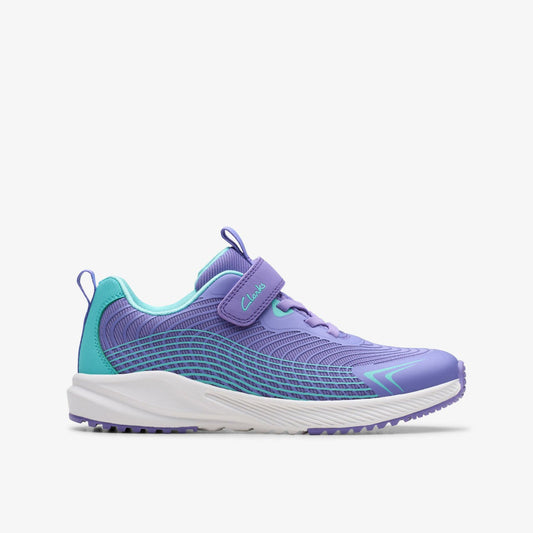 Deyes Dash Kids Purple Synthetic | Clarks online - Kids