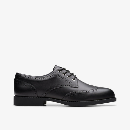 Tapa Pure Youth Black Leather | Clarks outlet - Kids