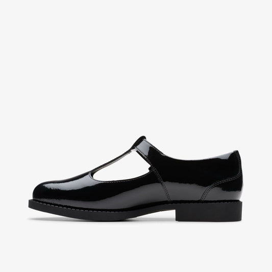Tapa Hope Youth Black Patent | Clarks for sale - Kids