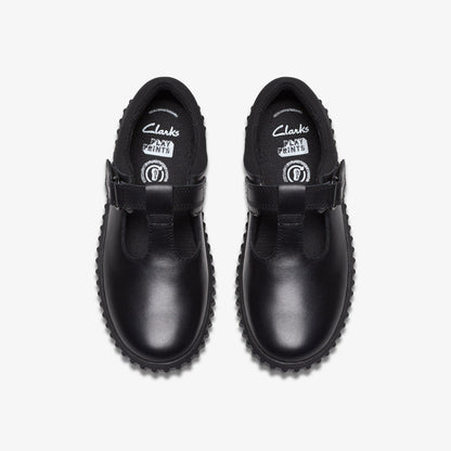 Cove Hope Kid Black Leather | Clarks for sale - Kids