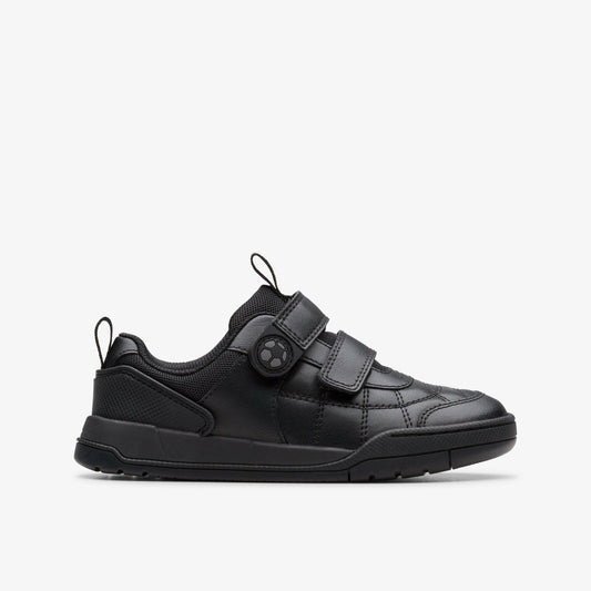 Laser Cross Kid Black Leather | Clarks outlet - Kids