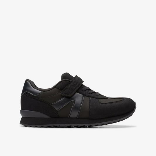 Jaspen Vibe Kid Black / Black | Clarks online - Kids