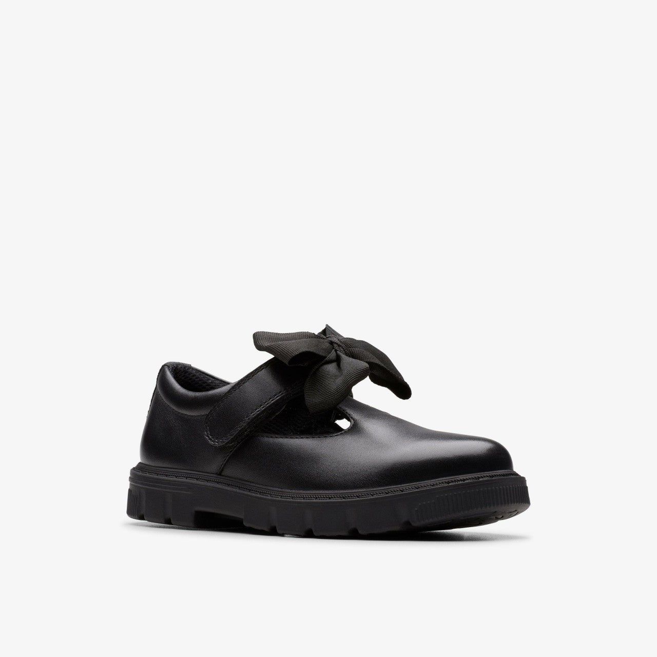 Lorcam Hope Kid Black Leather | Clarks on Sale - Kids