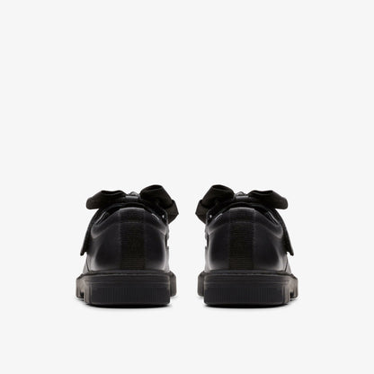 Lorcam Hope Kid Black Leather | Clarks on Sale - Kids