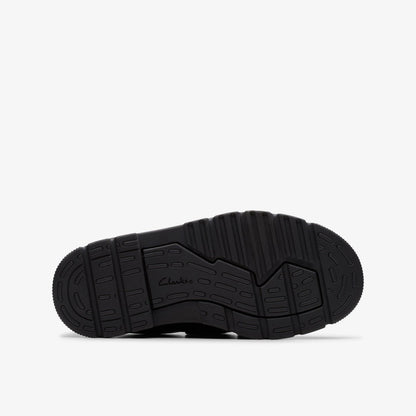 Lorcam Bow Kid Black Leather | Clarks for sale - Kids