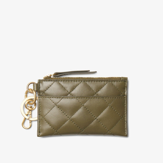Quilted Card Olive Leather | Clarks discount - Women