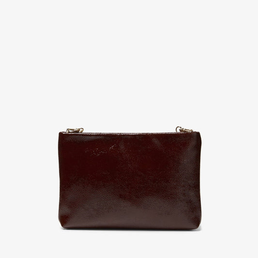 Dress Pouch Burgundy Patent | Clarks outlet - Women