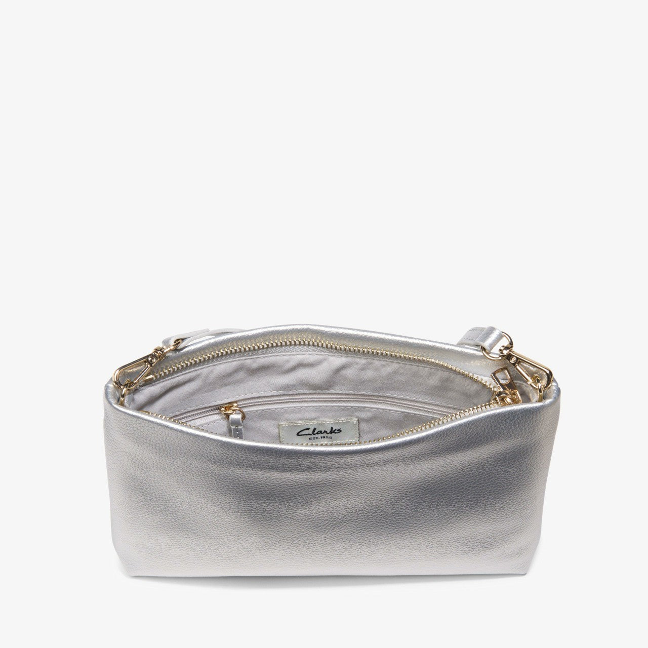 Pouch Bag Silver | Clarks outlet - Women