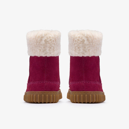 Cove Snug Toddler Berry Suede | Clarks Sale - Kids