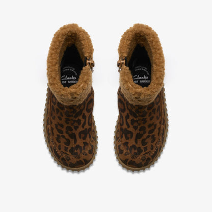 Cove Snug Toddler Leopard Print | Clarks outlet - Kids