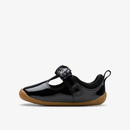 Roamer Trim Toddler Black Patent | Clarks online - Kids