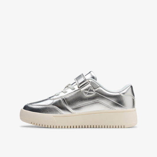 Barley Step Kid Silver Metallic | Clarks outlet - Kids