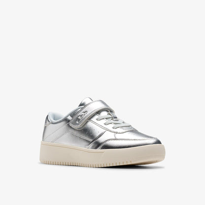 Barley Step Kid Silver Metallic | Clarks outlet - Kids
