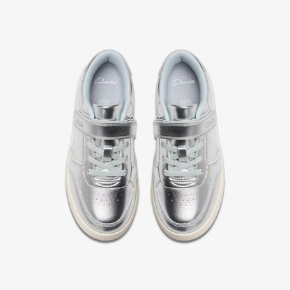 Barley Step Kid Silver Metallic | Clarks outlet - Kids