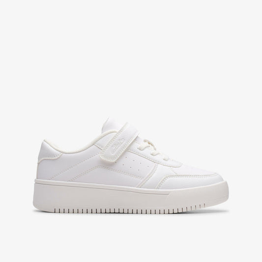 Barley Step Kid White / White | Clarks Sale - Kids