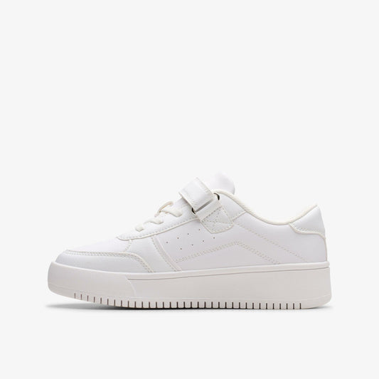 Barley Step Kid White / White | Clarks Sale - Kids