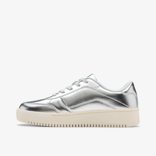 Barley Step Youth Silver Metallic | Clarks Sale - Kids