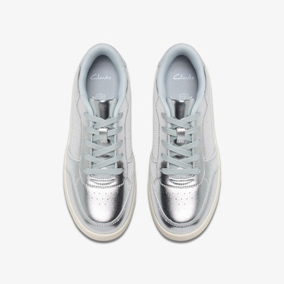 Barley Step Youth Silver Metallic | Clarks Sale - Kids