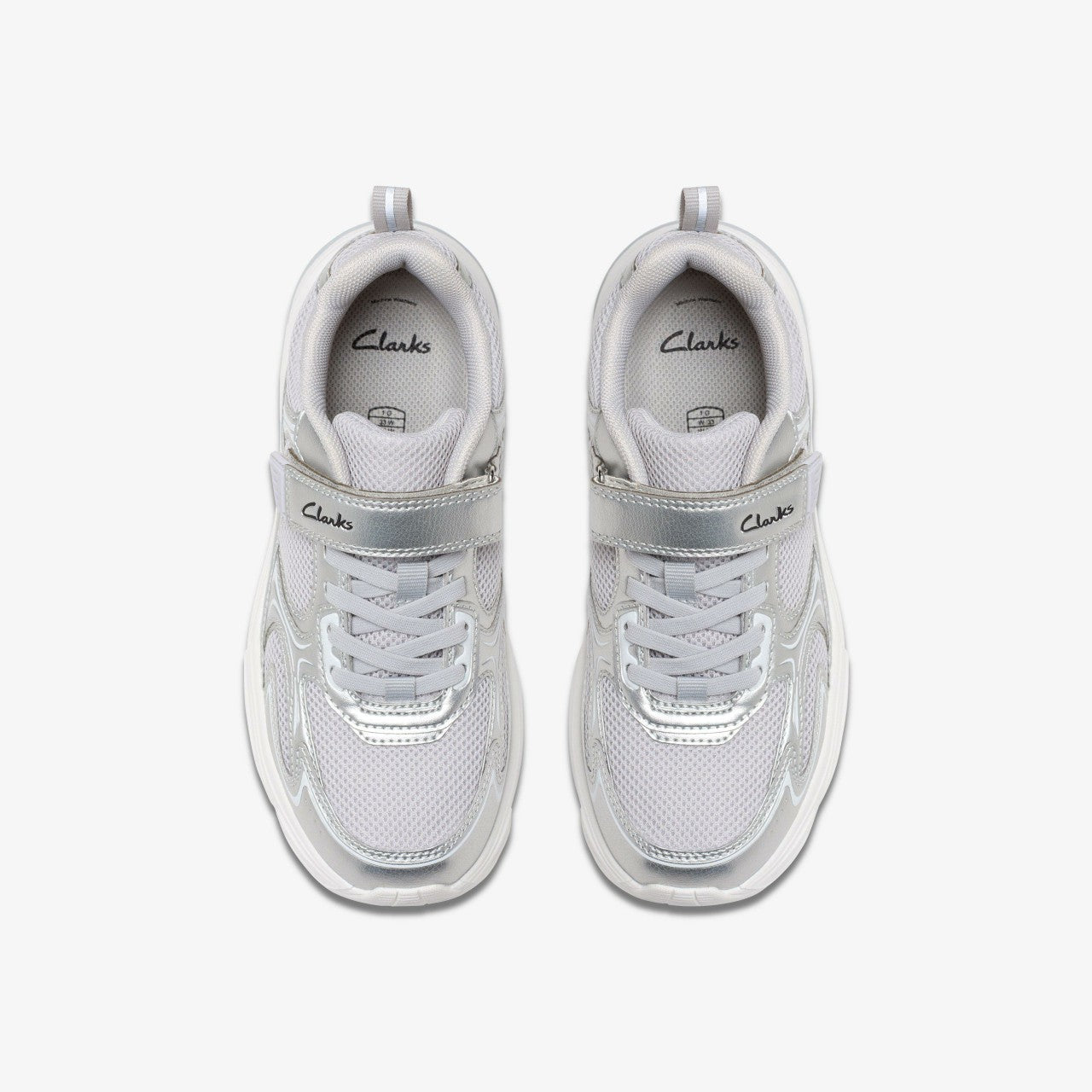 Crafton Move Kid Silver Metallic | Clarks for sale - Kids