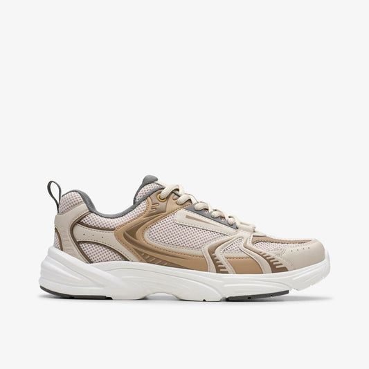 Crafton Move Youth Beige Combination | Clarks on Sale - Kids