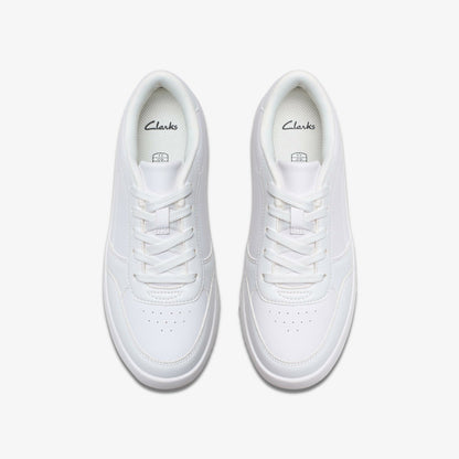 Barley Step Youth White / White | Clarks online - Kids