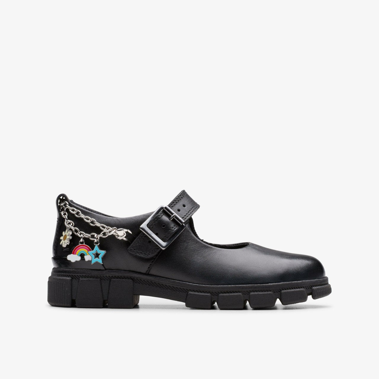 Evyn Pure Kid Black Leather | Clarks online - Kids