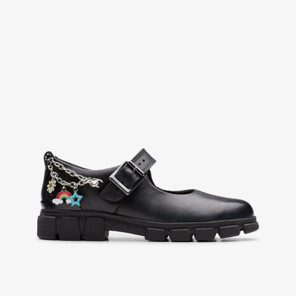 Evyn Pure Kid Black Leather | Clarks online - Kids