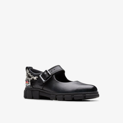 Evyn Pure Kid Black Leather | Clarks online - Kids