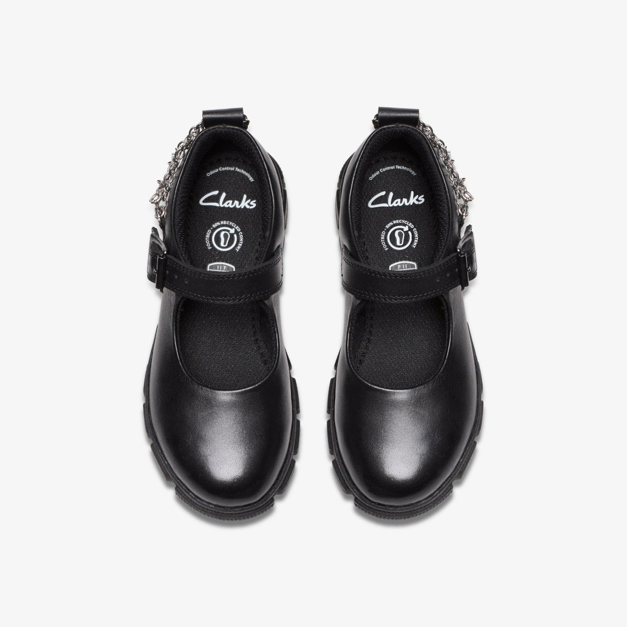 Evyn Pure Kid Black Leather | Clarks online - Kids