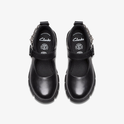 Evyn Pure Kid Black Leather | Clarks online - Kids