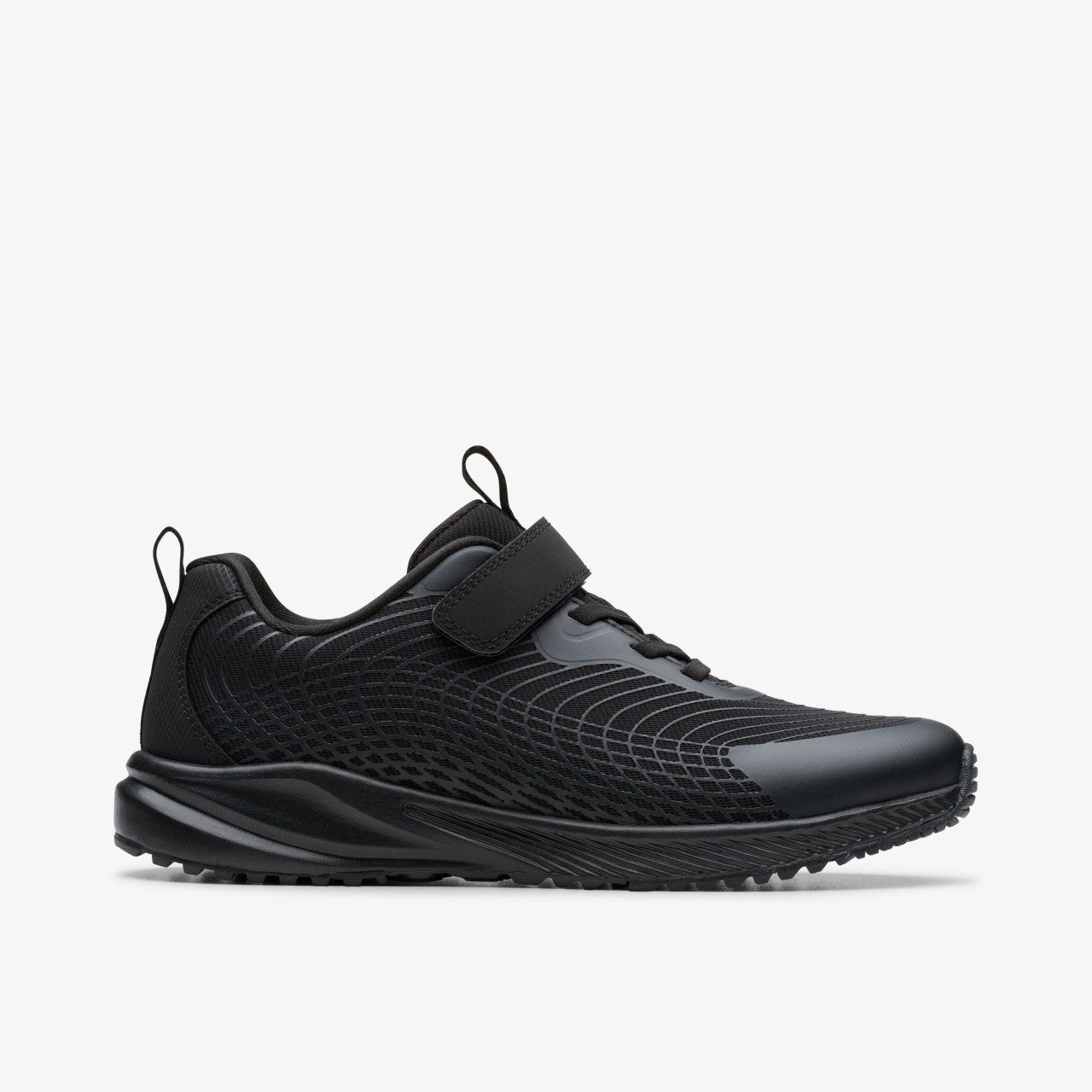 Deyes Dash Youth Black / Black | Clarks discount - Kids