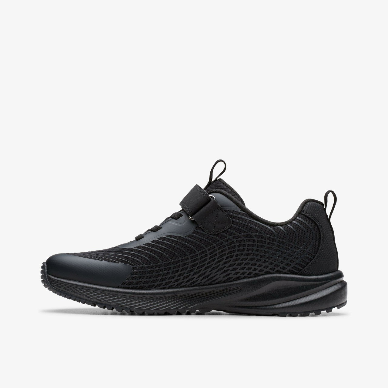 Deyes Dash Youth Black / Black | Clarks discount - Kids