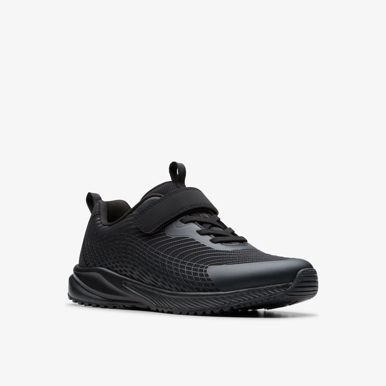 Deyes Dash Youth Black / Black | Clarks discount - Kids