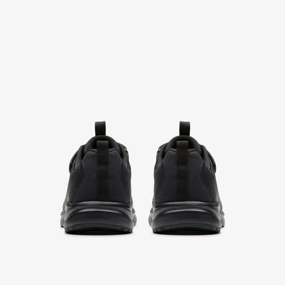 Deyes Dash Youth Black / Black | Clarks discount - Kids
