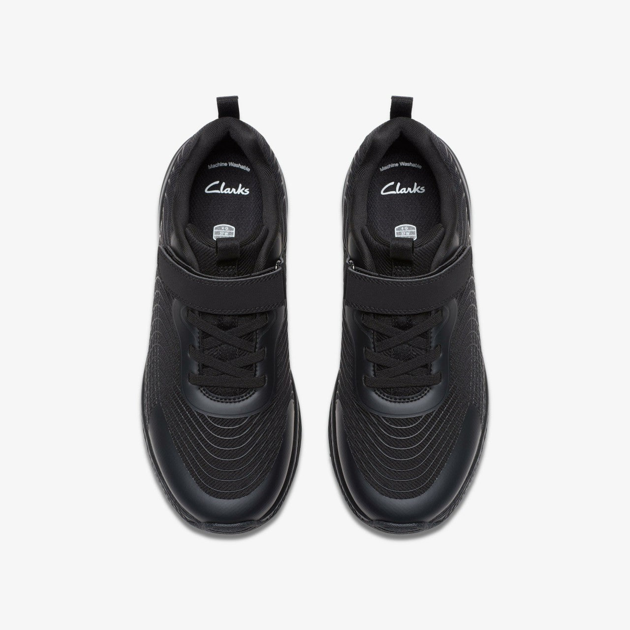 Deyes Dash Youth Black / Black | Clarks discount - Kids