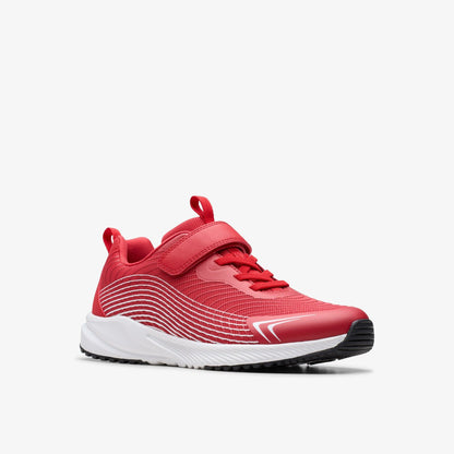 Deyes Dash Youth Red Synthetic | Clarks outlet - Kids