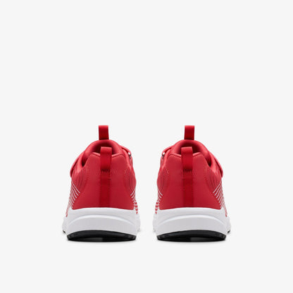 Deyes Dash Youth Red Synthetic | Clarks outlet - Kids