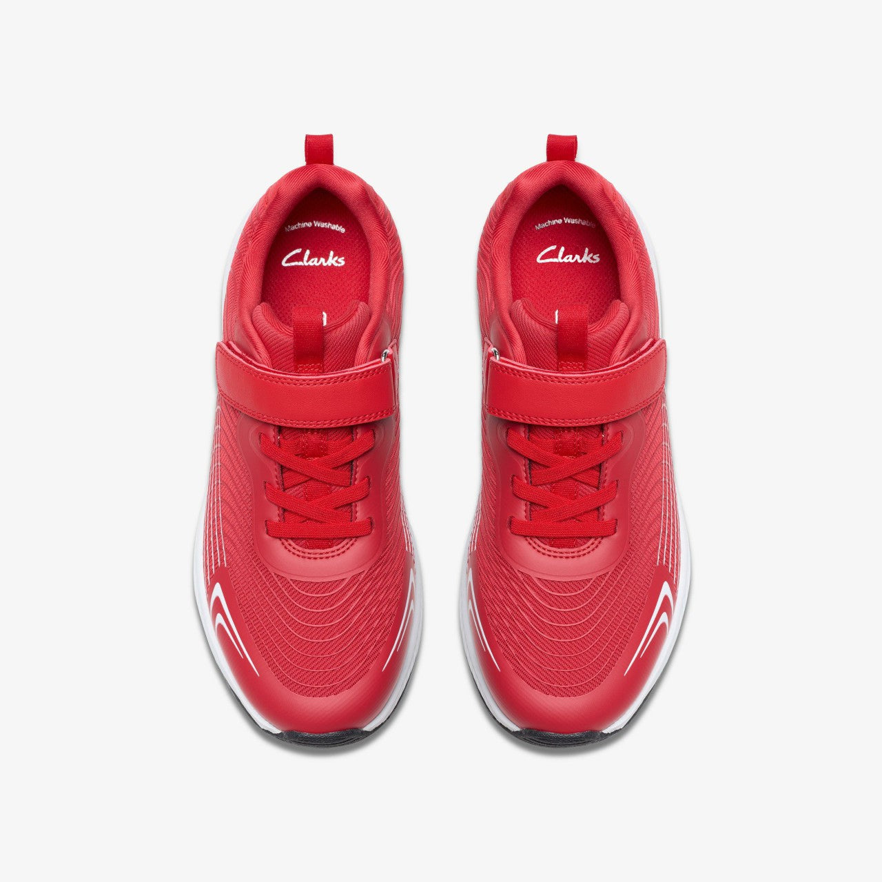 Deyes Dash Youth Red Synthetic | Clarks outlet - Kids