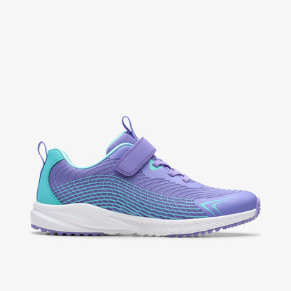 Deyes Dash Youth Purple Synthetic | Clarks for sale - Kids