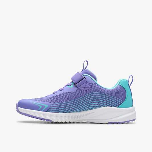 Deyes Dash Youth Purple Synthetic | Clarks for sale - Kids